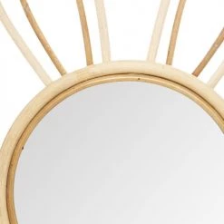 Decoratie Miroirs Enfant Miroir Bambou D20cm 5 Decoratie Miroirs Enfant Miroir Bambou D20cm -Luminaires enfant Soldes miroir bambou d20cm 2