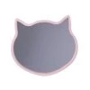 Toilinux Miroirs Enfant Miroir Chat Pour Chambre D'enfant L. 36 Cm Rose