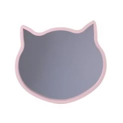 Toilinux Miroirs Enfant Miroir Chat Pour Chambre D'enfant L. 36 Cm Vert -Luminaires enfant Soldes miroir chat pour chambre d enfant l 36 cm rose 3