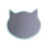 Toilinux Miroirs Enfant Miroir Chat Pour Chambre D'enfant L. 36 Cm Vert