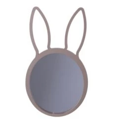 Luminaires enfant Soldes -Luminaires enfant Soldes miroir lapin pour chambre d enfant l 48 cm marron 2