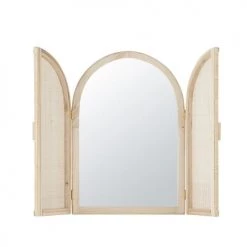 Maisons Du Monde Miroirs Enfant Miroir Persiennes En Cannage Beige 48x71