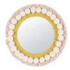 Maisons Du Monde Miroirs Enfant Miroir Rose, Jaune Et Beige D38