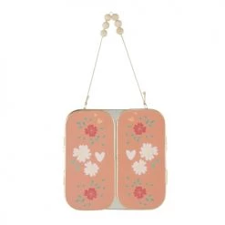 Maisons Du Monde Miroirs Enfant Miroir Triptyque à Suspendre Motif Floral Multicolore 20x20