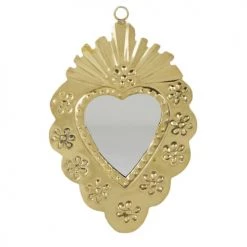 Maisons Du Monde Miroirs Enfant Miroirs En Laiton Doré Mat (x2) 11x16 -Luminaires enfant Soldes miroirs en laiton dore mat x2 11x16 1000 1 1 225829 3