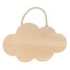Artemio Objets Déco Enfant Nuage Bois à Suspendre 25 X 15 Cm