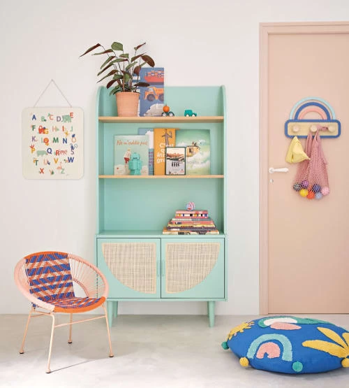 Maisons Du Monde Portemanteaux Et Patères Enfant Patère 3 Crochets Arc-en-ciel Bleu, Beige Et Rose 2 Maisons Du Monde Portemanteaux Et Patères Enfant Patère 3 Crochets Arc-en-ciel Bleu, Beige Et Rose – Image 2