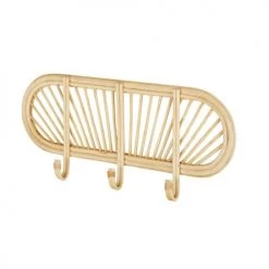 Maisons Du Monde Portemanteaux Et Patères Enfant Patère 3 Crochets En Rotin Beige