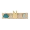 Decoratie Portemanteaux Et Patères Enfant Patère Bois Lapin Vert Doré