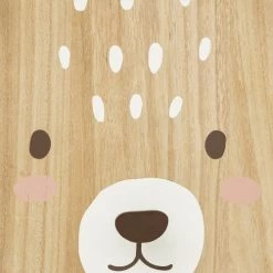 Decoratie Portemanteaux Et Patères Enfant Patère Bois Ours - Lot De 3 -Luminaires enfant Soldes patere bois ours lot de 3 2