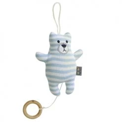 Sevira Kids Luminaires Enfant Peluche Musicale à Suspendre En Tricot, Ourson