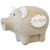 Amadeus Objets Déco Enfant Petite Tirelire Cochon Taupe