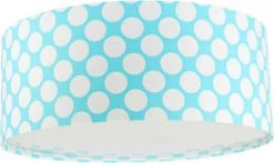 BPS Koncept Suspensions Enfant Plafonnier Tissu Bleu ø 40cm