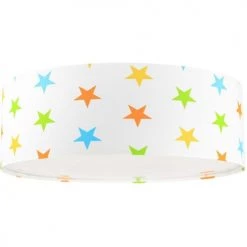 BPS Koncept Suspensions Enfant Plafonnier Tissu Multicolore ø 60cm