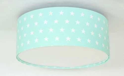 BPS Koncept Suspensions Enfant Plafonnier Tissu Vert ø 60cm 2 BPS Koncept Suspensions Enfant Plafonnier Tissu Vert ø 60cm – Image 2