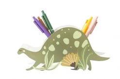 RNT By Really Nice Things Objets Déco Enfant Porte Crayons En Méthacrylate En Forme De Dinosaure Vert Pour Enfant