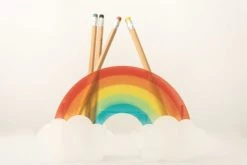 RNT By Really Nice Things Objets Déco Enfant Porte Crayons Méthacrylate Forme D'arc En Ciel Multicolore Enfant -Luminaires enfant Soldes porte crayons methacrylate forme d arc en ciel multicolore enfant 2