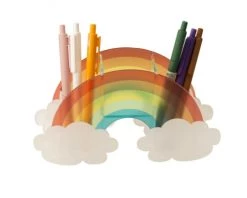 RNT By Really Nice Things Objets Déco Enfant Porte Crayons Méthacrylate Forme D'arc En Ciel Multicolore Enfant -Luminaires enfant Soldes porte crayons methacrylate forme d arc en ciel multicolore enfant 3