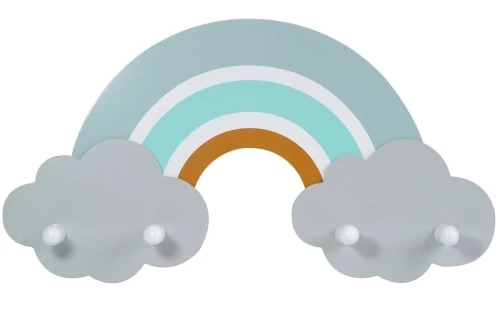 Kindsgut Portemanteaux Et Patères Enfant Porte-manteau Mural Forme Arc-en-ciel En Bois Muticolore 5 Kindsgut Portemanteaux Et Patères Enfant Porte-manteau Mural Forme Arc-en-ciel En Bois Muticolore – Image 5