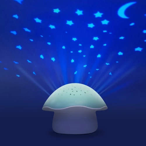 Pabobo Veilleuses Pour Bébé Projecteur D'étoiles Champignon Bleu 4 Pabobo Veilleuses Pour Bébé Projecteur D'étoiles Champignon Bleu – Image 4