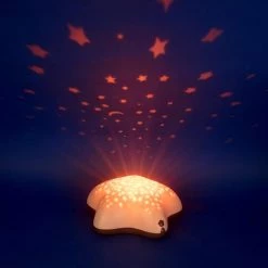 Pabobo Veilleuses Pour Bébé Projecteur Musical D'étoiles Beige USB -Luminaires enfant Soldes projecteur musical d etoiles beige usb 4
