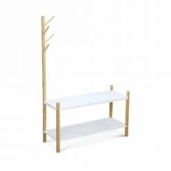 Alice's Garden Portemanteaux Et Patères Enfant Rangement à Chaussures Porte-manteau Pour Enfant En Pin Naturel Blanc 11 Alice's Garden Portemanteaux Et Patères Enfant Rangement à Chaussures Porte-manteau Pour Enfant En Pin Naturel Blanc -Luminaires enfant Soldes rangement a chaussures porte manteau pour enfant en pin naturel blanc 5