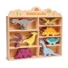 Tender Leaf Toys Objets Déco Enfant Set Animaux En Bois Dinosaures