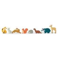 Tender Leaf Toys Objets Déco Enfant Set Animaux En Bois Forêt -Luminaires enfant Soldes set animaux en bois foret 2