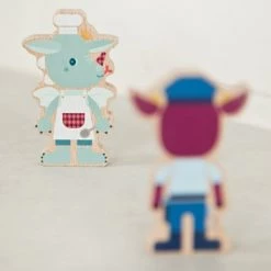 Lilliputiens Objets Déco Enfant Set De Jeu En Bois Des Super Métiers -Luminaires enfant Soldes set de jeu en bois des super metiers 3