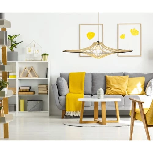 RIF Suspensions Enfant Suspension Bois Design Noir D124cm 2 RIF Suspensions Enfant Suspension Bois Design Noir D124cm – Image 2