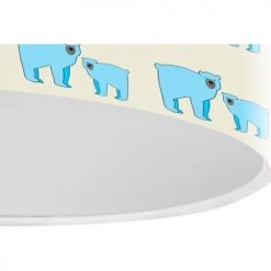 BPS Koncept Suspensions Enfant Suspension Enfant Abat-jour Tissu Bleu Et Blanc Et Beige ø 40 7 BPS Koncept Suspensions Enfant Suspension Enfant Abat-jour Tissu Bleu Et Blanc Et Beige ø 40 -Luminaires enfant Soldes suspension enfant abat jour tissu bleu et blanc et beige oe 40 3