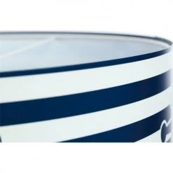 BPS Koncept Suspensions Enfant Suspension Enfant Abat-jour Tissu Bleu Et Blanc ø 30 -Luminaires enfant Soldes suspension enfant abat jour tissu bleu et blanc oe 30 7