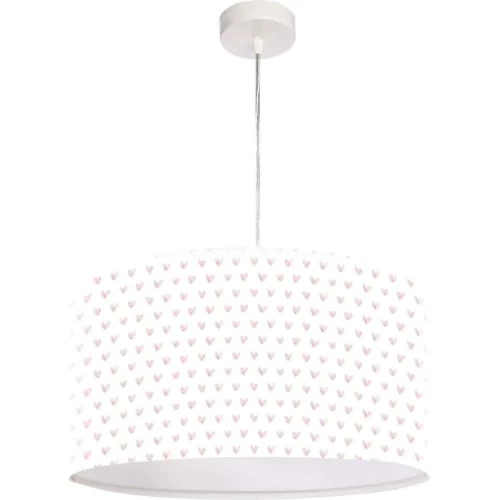 BPS Koncept Suspensions Enfant Suspension Enfant Abat-jour Tissu Multicolore Et Blanc ø 30 3 BPS Koncept Suspensions Enfant Suspension Enfant Abat-jour Tissu Multicolore Et Blanc ø 30 – Image 3