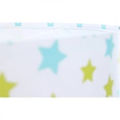 BPS Koncept Suspensions Enfant Suspension Enfant Abat-jour Tissu Multicolore Et Blanc ø 30 -Luminaires enfant Soldes suspension enfant abat jour tissu multicolore et blanc oe 30 35