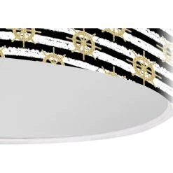 BPS Koncept Suspensions Enfant Suspension Enfant Abat-jour Tissu Multicolore Et Blanc ø 40 -Luminaires enfant Soldes suspension enfant abat jour tissu multicolore et blanc oe 40 52