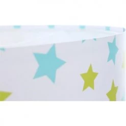 BPS Koncept Suspensions Enfant Suspension Enfant Abat-jour Tissu Multicolore Et Blanc ø 40 -Luminaires enfant Soldes suspension enfant abat jour tissu multicolore et blanc oe 40 56