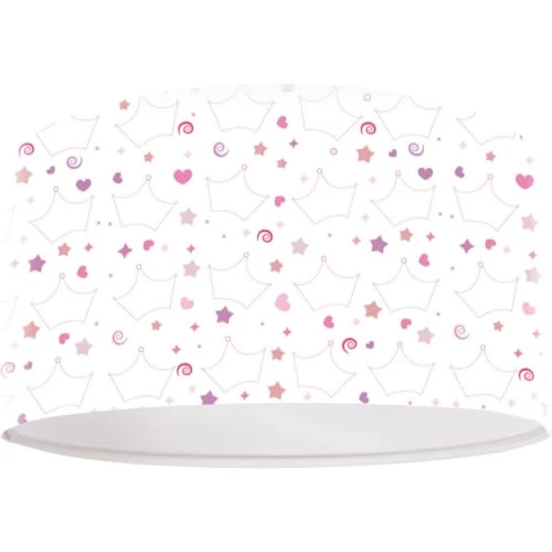 BPS Koncept Suspensions Enfant Suspension Enfant Abat-jour Tissu Multicolore Et Blanc ø 50 2 BPS Koncept Suspensions Enfant Suspension Enfant Abat-jour Tissu Multicolore Et Blanc ø 50 – Image 2