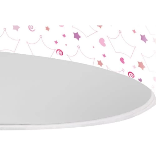 BPS Koncept Suspensions Enfant Suspension Enfant Abat-jour Tissu Multicolore Et Blanc ø 50 4 BPS Koncept Suspensions Enfant Suspension Enfant Abat-jour Tissu Multicolore Et Blanc ø 50 – Image 4