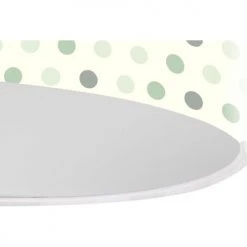 BPS Koncept Suspensions Enfant Suspension Enfant Abat-jour Tissu Multicolore Et Blanc ø 50 -Luminaires enfant Soldes suspension enfant abat jour tissu multicolore et blanc oe 50 24