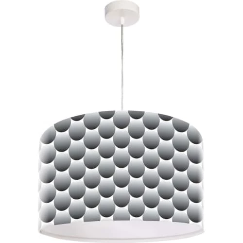 BPS Koncept Suspensions Enfant Suspension Enfant Abat-jour Tissu Noir Et Blanc ø 50 1 BPS Koncept Suspensions Enfant Suspension Enfant Abat-jour Tissu Noir Et Blanc ø 50