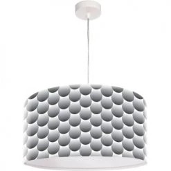 BPS Koncept Suspensions Enfant Suspension Enfant Abat-jour Tissu Noir Et Blanc ø 50 6 BPS Koncept Suspensions Enfant Suspension Enfant Abat-jour Tissu Noir Et Blanc ø 50 -Luminaires enfant Soldes suspension enfant abat jour tissu noir et blanc oe 50 8