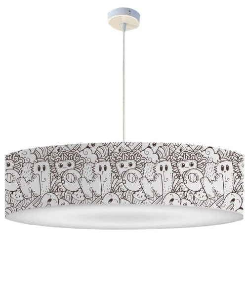 Abat-jours Suspensions Enfant Suspension Enfant Doodle Fête T 50 X H 25 2 Abat-jours Suspensions Enfant Suspension Enfant Doodle Fête T 50 X H 25 – Image 2