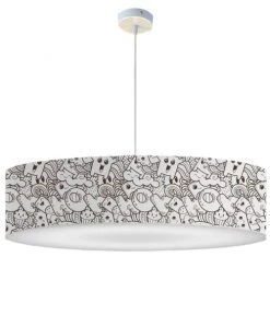 Abat-jours Suspensions Enfant Suspension Enfant Doodle Pop Corn T 50 X H 25