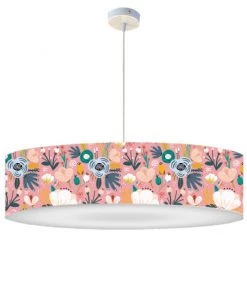 Abat-jours Suspensions Enfant Suspension Enfant Floral Rose T 50 X H 25