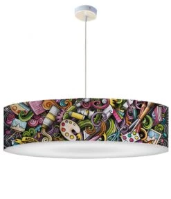 Abat-jours Suspensions Enfant Suspension Enfant Graffiti T 50 X H 25