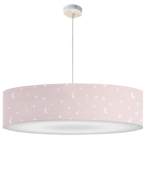 Abat-jours Suspensions Enfant Suspension Enfant Lune Rose T 50 X H 25 2 Abat-jours Suspensions Enfant Suspension Enfant Lune Rose T 50 X H 25 – Image 2