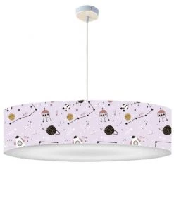 Abat-jours Suspensions Enfant Suspension Enfant Planète Lavande T 50 X H 25