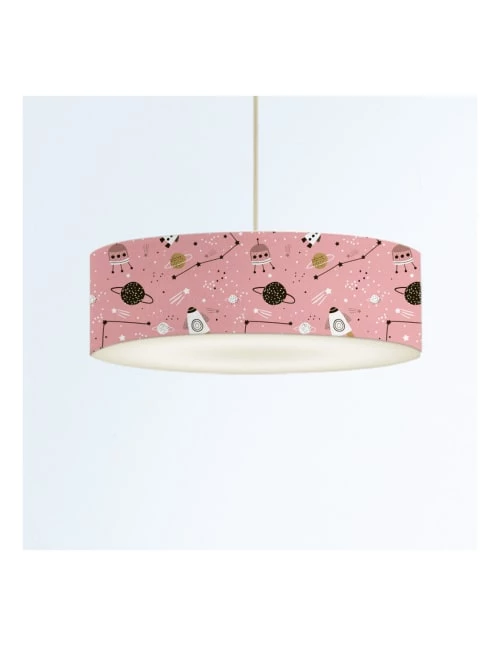 Abat-jours Suspensions Enfant Suspension Enfant Planète Rose Doux T 50 X H 25 2 Abat-jours Suspensions Enfant Suspension Enfant Planète Rose Doux T 50 X H 25 – Image 2