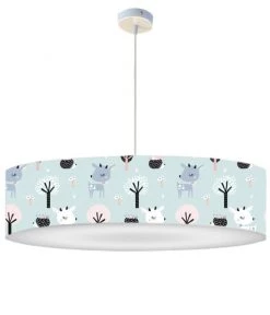 Abat-jours Suspensions Enfant Suspension Enfant Rennes Petit Bleu T 50 X H 25