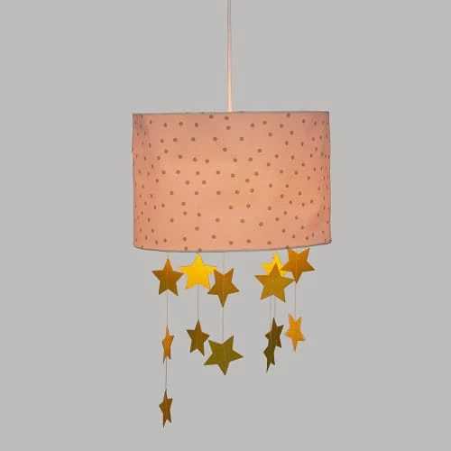 Decoratie Suspensions Enfant Suspension Enfant Rose Et Doré 3 Decoratie Suspensions Enfant Suspension Enfant Rose Et Doré – Image 3